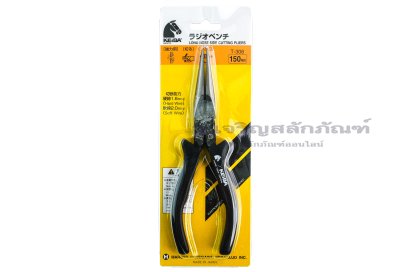 คีมปากแหลม (ปากจิ้งจก) KEIBA Japan ด้ามสีดำ T-306