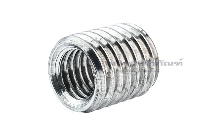 ตัวหนอนซ่อมเกลียวสแตนเลส เกลียวในขนาด M10x1.5 เกลียวนอกขนาด M14x1.5 ความยาว 15 mm