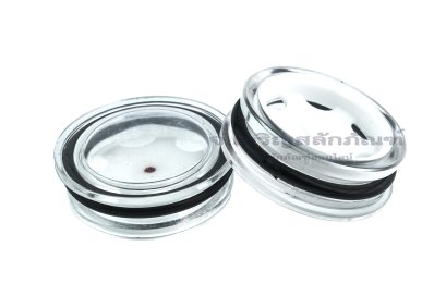 ข้อต่อดูน้ำมัน-ตาแมวดูน้ำมัน แบบไม่มีเกลียว (Oil Level Sight Fitting) 45 mm