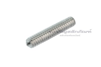 น็อตตัวหนอนสแตนเลส 1/4"x1.1/4" เกลียว 20 (BSW/UNC)