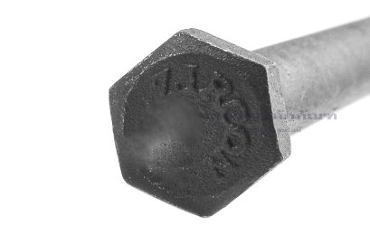 น็อตเหลี่ยมดำแข็ง ขนาด 3/4"x 9" เกลียว 10 (BSW/NC)  เกลียวไม่ตลอด