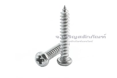 สกรูเกลียวปล่อยสแตนเลสหัวกลมแฉก M2.6x16