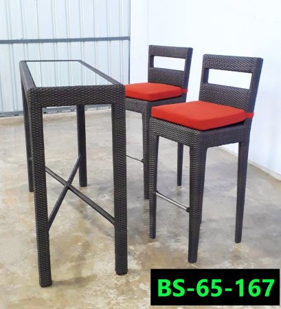 Rattan Barset/Barchair Product code  BS-65-007