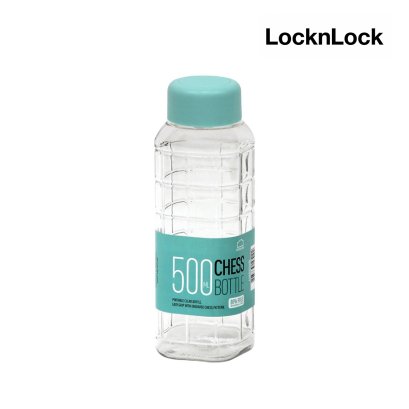 LOCK&LOCK Chess water bottle ขวดน้ำพลาสติก เนื้อหนา BPA free ขนาดจุ 500ml รุ่น HAP816