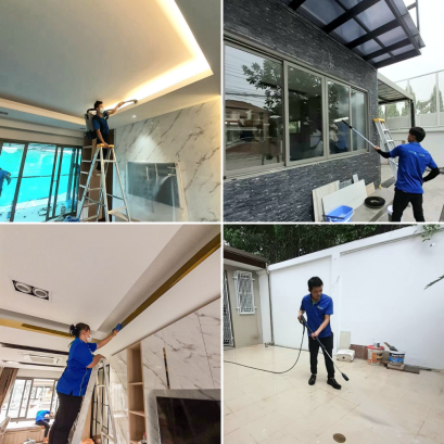 บริการทำความสะอาดหลังการก่อสร้าง เริ่มต้น 50-100 บาท/ตรม.