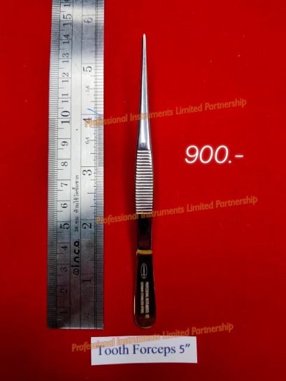 Tooth Forceps 5&quot;-Gold