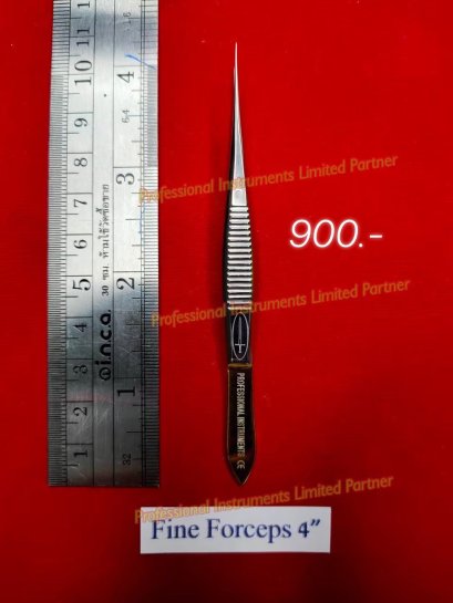 Fine Forceps 4&quot;-Gold