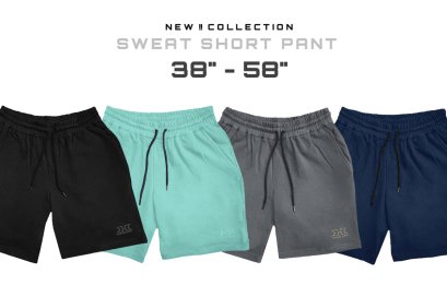 วอร์มขาสั้นไซส์ใหญ่ Sweat short pants XL-4XL