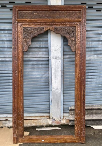 M38 Vintage Wooden Frame with Carving