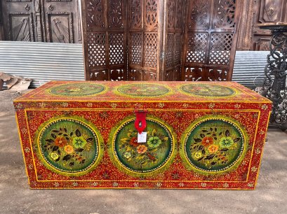 BX62 Hand Painted Box From India