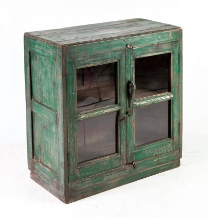 Green Glass Cabinet