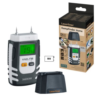 เครื่องวัดความชื้นคอนกรีต, ไม้, ผนังปูน, ยิปซั่ม Laserliner Germany รุ่น DampFinder