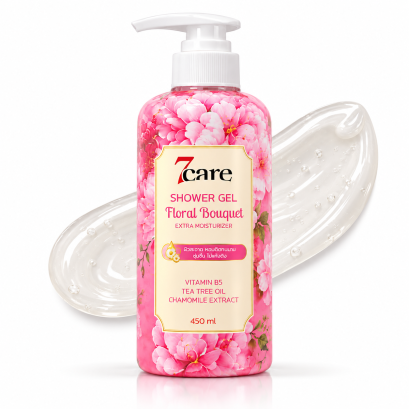 7 Care SHOWER GEL Floral Bouquet 450 ml กลิ่นหอมหวาน สดใส
