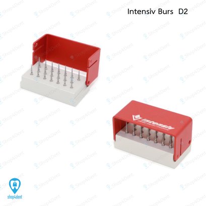 Intensiv Diamaond Burs Tray 20pc. Ref No. D2 (Pointed Cone)