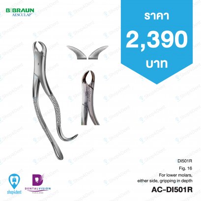 Tooth Forceps No.16 คีมจับรากฟัน