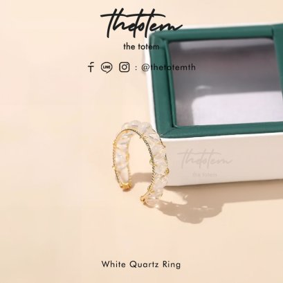 White Quartz Ep08 Ring