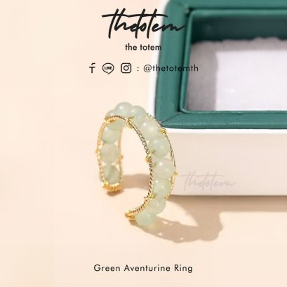 Green Aventurine Ep08 Ring
