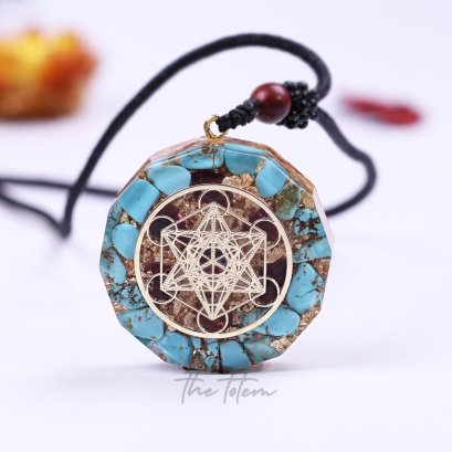 Turquoise Garnet  ep01 Necklace