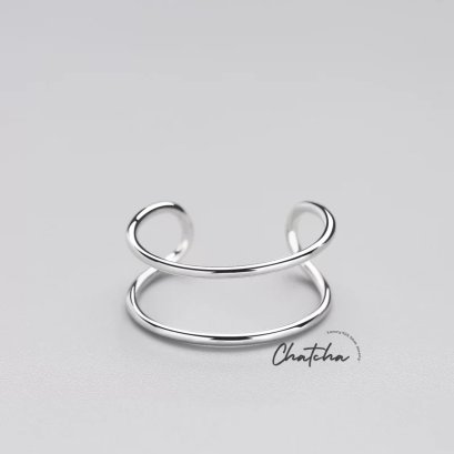 Silver Ring แหวนเงินแท้ 925 รุ่น CC01
