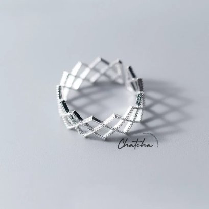 Silver Ring แหวนเงินแท้ 925 รุ่น CC06