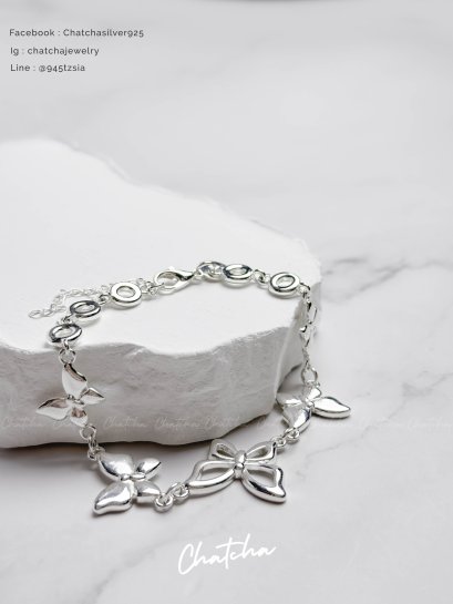 กำไลเงินแท้ 925 รุ่น CCB11