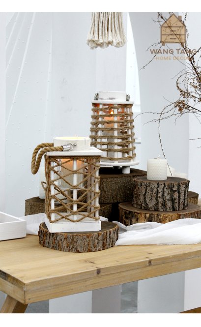 โคมเทียน ตะเกียงเทียนหอม ตะเกียงเทียนไม้ Style วินเทจ VINTAGE CANDLE WIND LAMP