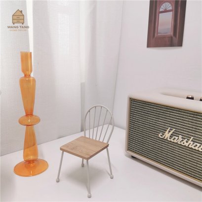 ที่วางของ พร็อพถ่ายรูป เก้าอี้จิ๋ว ทรงมินิมอล พร็อพวางถ่ายรูป Minimal Aunt Chair