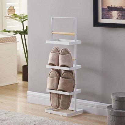 ชั้นวางรองเท้าใส่ในบ้าน ชั้นวางรองเท้าแตะในบ้าน รุ่น Simple Modern Slipper Rack