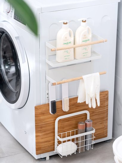 ชั้นเก็บของอุปกรณ์ซักผ้าติดเครื่องซักผ้า INTERACTIVE SPACE JAPAN