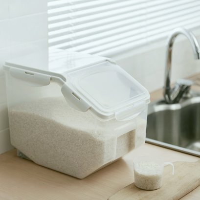 กล่องใส่ข้าวสารขนาด 10 kg. Minimal Rice Home Storage (Minimal)