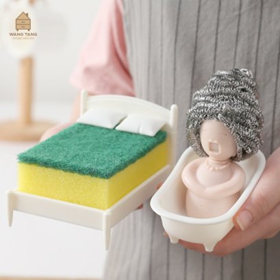 ที่วางที่ฟองน้ำล้างจาน และ ฝอยขัดหม้อ งาน Creative Design รุ่น Lazy! Wake Up!