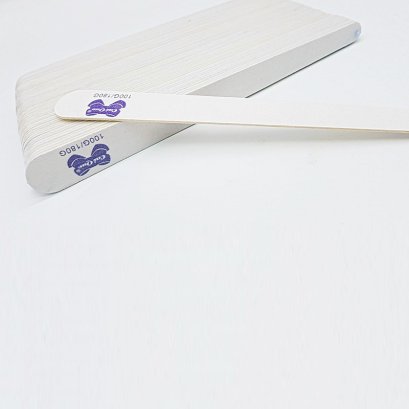 ตะไบเล็บ ตะไบเก็บทรงเล็บสีขาว 100/180G