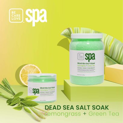 DEAD SEA SALT SOAK LEMONGRASS + GREEN TEA