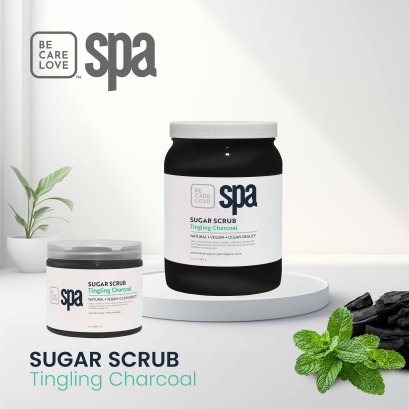 SUGAR SCRUB TINGLING CHARCOAL