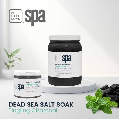 DEAD SEA SALT SOAK TINGLING CHARCOAL