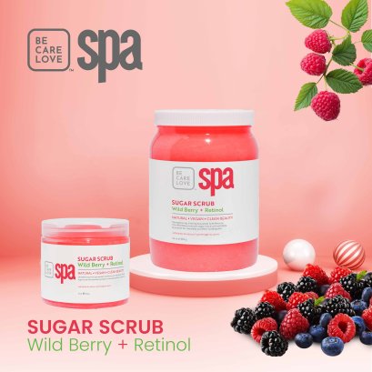 SUGAR SCRUB WILD BERRY + RETINOL