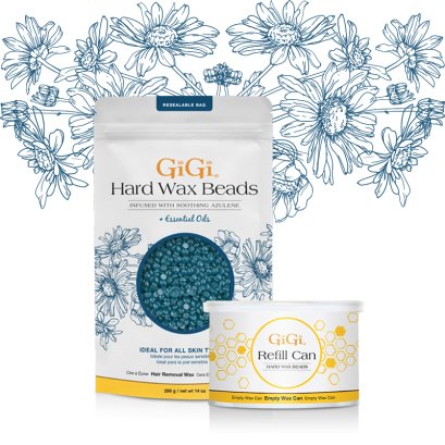 Hard Wax Beads Infused with Soothing Azulene