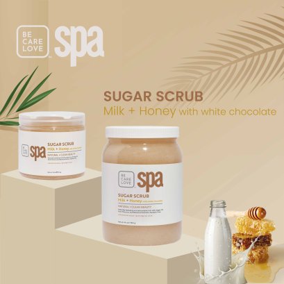SUGAR SCRUB MILK + HONEY WITH WHITE CHOCOLATE