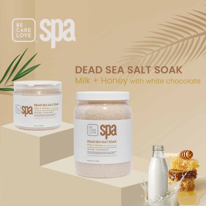 DEAD SEA SALT SOAK MILK + HONEY WITH WHITE CHOCOLATE