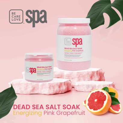 DEAD SEA SALT SOAK ENERGIZING PINK GRAPEFRUIT