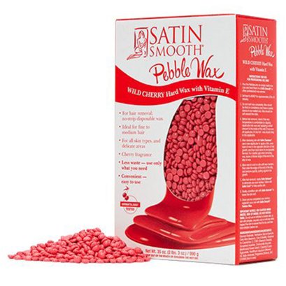 Pebble Wax Wild Cherry Hard Wax with Vitamin E