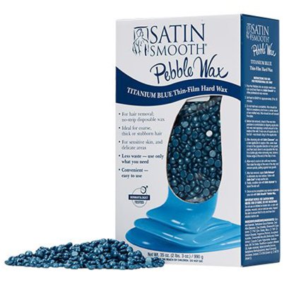 Pebble Wax Titanium Blue Thin-Film Hard Wax