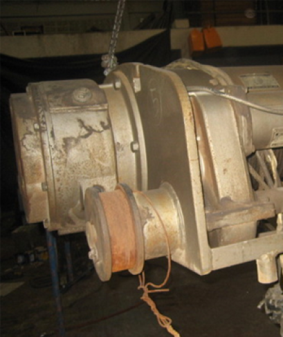 รอกสลิงไฟฟ้าขนาด 3 TON รุ่น R ยกสูง 6 เมตร (สลิง 4 เส้น)