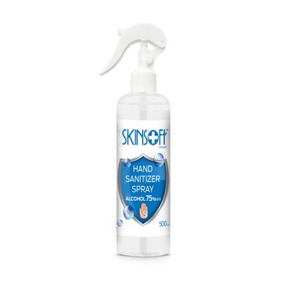 SKINSOFTT SPRAY ALCOHOL 75% 500 ml.