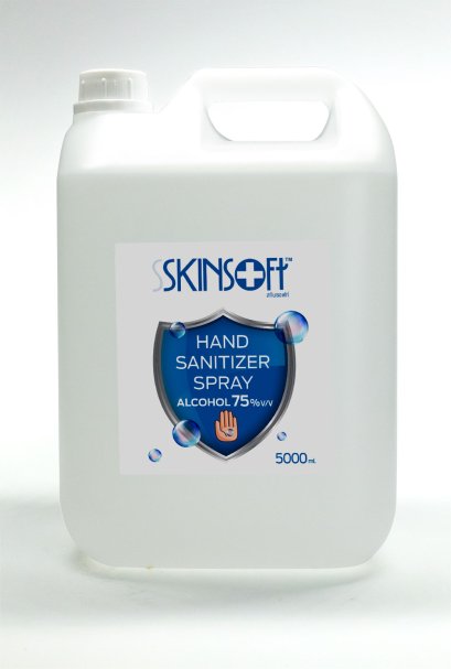 SKINSOFTT SPRAY ALCOHOL 75% 5000 ml.