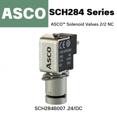 ASCO SCH284B007 Solenoid Valves 2/2 NC 24VDC