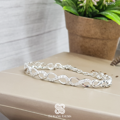 diamond bangle infinity style