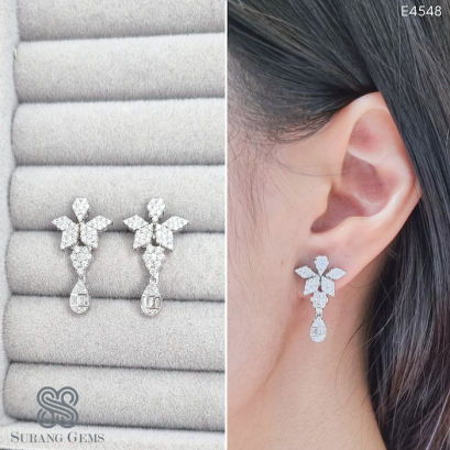 ต่างหูเพชรตุ้งติ้ง