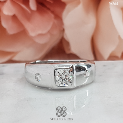 แหวนเพชรผู้ชาย ดีไซน์เก๋