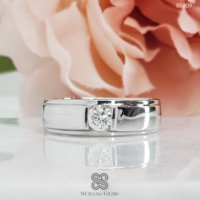 แหวนเพชรเม็ดเดี่ยวผู้ชาย แหวน30ตัง